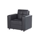 Elegant Santa Glory Black Chair