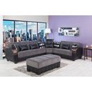 CASAMODE_Molina Sectional - Floket Gray