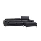 JM furniture A973b Black Sectional Right