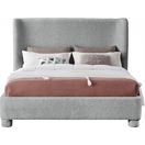 Penny Grey Boucle King Bed