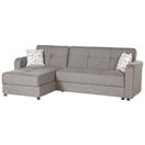 Vision Diego Gray Modern Sectional Sleeper 2
