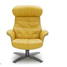 J&M Karma Mustard Lounge Chair