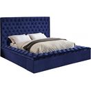 Bliss King Navy Bed