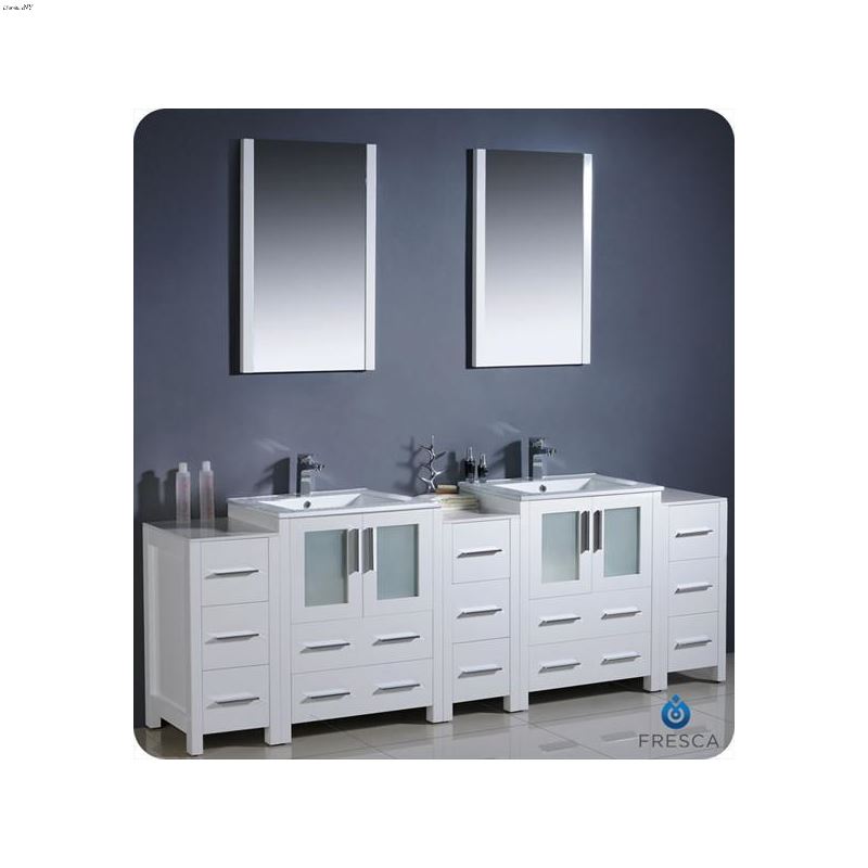 Bathroom Vanity FVN62-72WH-UNS
