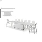 Modrest Bono T Modern White Dining Table 2