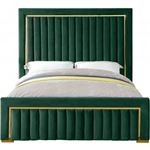 Dolce Green Velvet Upholstered Bed-2