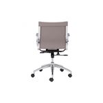Glider Low Back Office Chair 100376 Taupe- 4