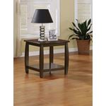 Dixon Espresso Square Wood End Table 701077-2