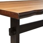 Bexley Live Edge Trestle Dining Table 110331 by Coaster edge