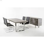 Modrest Lola Modern Grey Brush Dining Table 2