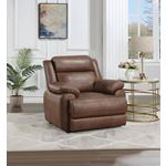 Ellington Dark Brown Padded Arm Chair 508283-2