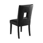 Anisa Open Back Upholstered Dining Chairs Black 103612BLK Back