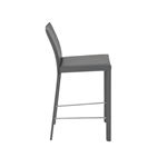 Hasina Grey Counter Stool 38626GRY by Euro Style Side