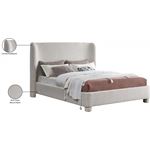 Penny Cream Boucle Upholstered Bed-2