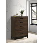 Coaster Edmonton Tobacco 5 Drawer Chest 204355