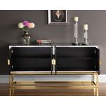 Marbella Mirrored Gold Sideboard/Buffet - 4