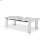 Modrest Maxi Modern White Dining Table 4