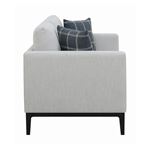 Apperson Light Grey Fabric Loveseat 508682 by Coaster Side