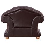 Apolo Tufted Brown Leather Chair By ESF Furniture 4