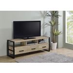 James Distressed Pine 60 inch 3 Drawer TV Stand-2