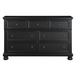 Laurelin Black 7 Drawer Dresser 1714BK-5-4