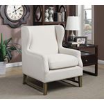 Fleur Beige Wing Back Accent Chair 902490-2