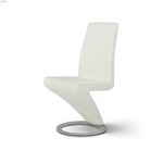 Zaida - Modern White Dining Chair-2