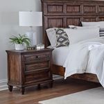Coaster Avenue Burnished Brown Nightstand 223032 3