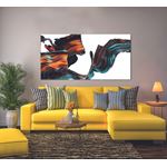 Abstract Multi Color Float Acrylic Print Unframed Wall Art 2