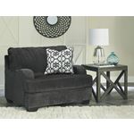 Charenton Charcoal Fabric Oversized Chair 14101-2