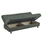 Sasta Green Convertible Sofa Bed with Storage-2