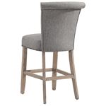 Selma 26" Counter Stool Grey and Vintage Oak 203-221 Back