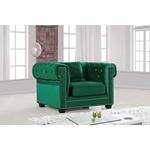 Bowery Green Velvet Tufted Chair Bowery_Chair_Green by Meridian Furniture 2