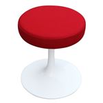 Red and White 16" Flower Stool Chair FMI9251 1