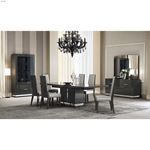 Valentina Modern Grey Lacquer Extendable Dining-2