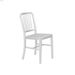 Cafe Side Chair Matte Aluminum 04180 - Set of 2-2