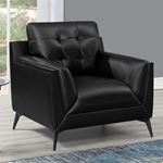 Moira Black Tufted Chair 511133-4