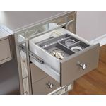 Leighton Metallic Mercury 7 Drawer Vanity Desk A-4