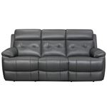 Lambent Dark Grey Leather Reclining Sofa 9529DG-2