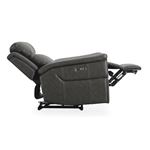 Dendron Charcoal Leather Power Reclining Lovesea-4