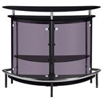 Coaster Amarillo Black Glass Bar Unit 101065 3