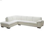 625 Modern White Italian Leather Sectional-2