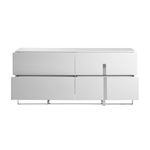 Collins High Gloss White Lacquer Dresser - 2