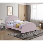 Brody Pink Velvet Bed-2