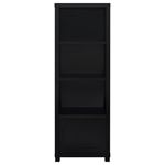 Jupiter Black 3 Shelf Media Tower 707756-4