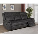 Lawrence Charcoal Performance Fabric Reclining S-2