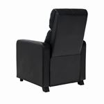 Toohey Black Leatherette Home Theater Push Back-4