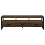 James Dark Pine 71 inch 3 Drawer TV Stand 70428-4