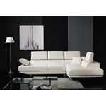 T60 - Modern Bonded Leather Sectional- 2
