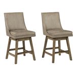 Tallenger Beige Swivel Counter Stool D380-524 -2